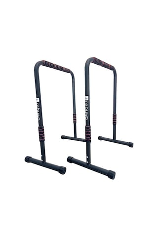 Rebuwo İkili Uzun Paralel Dip Bar – Tall Parallettes Dips Bar | Portatif Ev Tipi Fitness Ekipmanı | Vücut Ağırlığı ile Egzersiz İçin