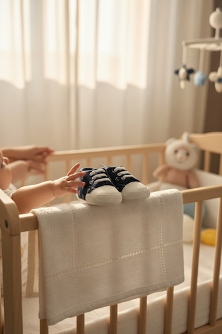 Balbeybi Bebek Deniz Çapalı Figürlü Spor Ayakkabı Kaydırmaz Taban İlk Adım Sneaker Ortopedik Hafif Günlük Lacivert