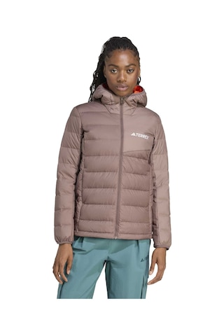 Earstr/trabrn Adidas Kadın Koşu - Yürüyüş Mont W Mt Down H J Earstr/trabrn Jz9992 Kahverengi