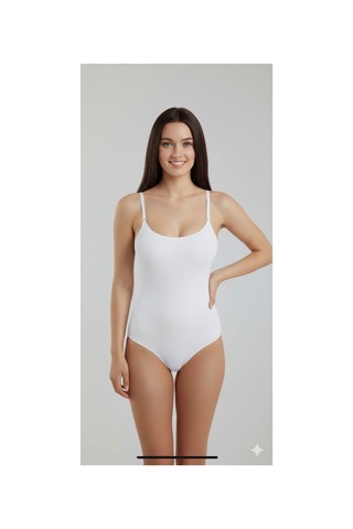 Bel Göbek Ve Karın Sıkılaştırıcı Seamless Çıtçıtlı Zıbın Korse 9051 Beyaz