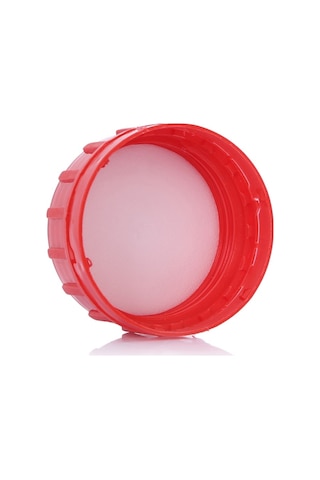 Borox Plastik Kare Kırmızı Kilit Kapaklı Numune Şişe 5 x 1 L