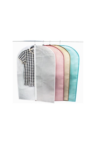 Lüks Pencereli Elbise Kılıfı Büyük Boy 62 x 130 Cm Çok Renkli