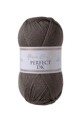 Utopia Crafts Perfect Dk %100 Akrilik Yumuşak Örgü İpi 100g 300m - Çelik Grisi
