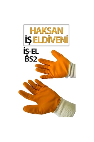 İş Eldiveni Bs2 Sarı-beyaz