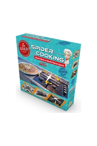 Cooking 360 Derece Döner Börek Ve Künefe Pişirme Aparatı Gold Modeli