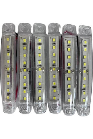 Parmak Led Beyaz 9 Ledli 6 Adet