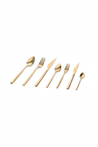 Vega 84 Parça Gold Çatal Kaşık Bıçak Seti Gold