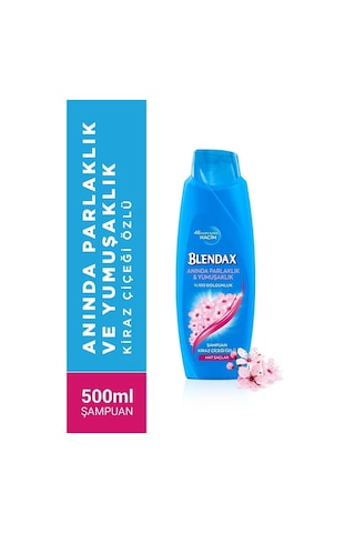 Blendax Anında Parlaklık Ve Yumuşaklık Kiraz Çiçeği Özlü Şampuan 3 x 500 ML