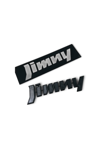 Suzuki Jimny Bagaj Yazısı Siyah 3d Plastik Abs 0