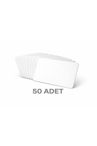 Rfgate Nfc Kart Dijital Kartvizit Ntag213 Beyaz - 50 Adet