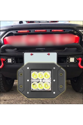 Off Road Led Çalışma Ve Tampon Sis Lambası 1 Adet 12-24v Traktör