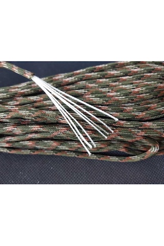 Paracord Dünyası Askeri Kamuflaj Kaliteli Paracord 7 Çekirdek Paraşüt İpi 550 4mm 5m Çok Renkli