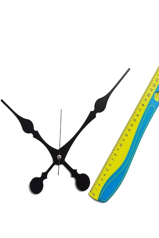 Akar Sessiz Saat Motoru 18 Mm Ve Mekanizması Set Siyah