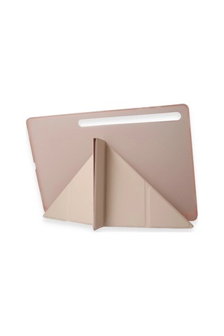 Samsung Galaxy Uyumlu   Tab A9 Kılıf Kalemlikli Mars Tablet Kılıfı - Rose Gold