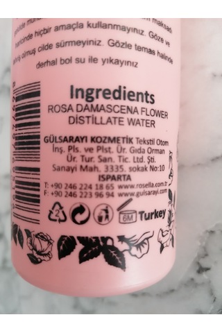 Gülsarayı Doğal Gül Suyu 400 ML