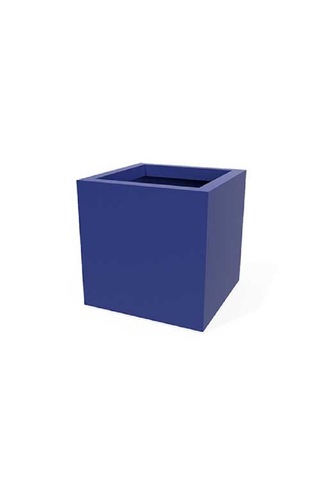 Mofiba Fiberglass Saksı Kare 35cm 35cm 35h Cm Lacivert