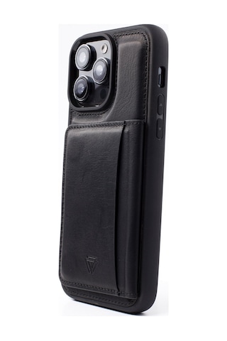 Back Wallet Apple Uyumlu iPhone 12 Pro Max Siyah