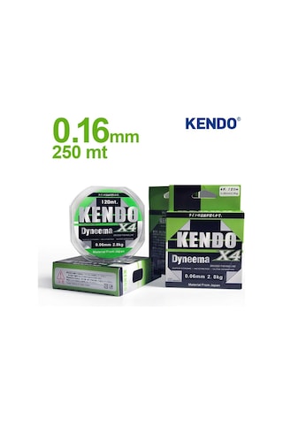 Yeni Kendo Dyneema 4 Örgü 0,16Mm 250Mt Ip Misina