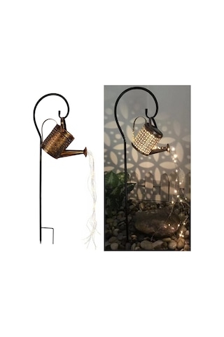 Demir Sanat Su Şişesi Çim Işık Kiti Açık Bahçe Su Geçirmez Bronz