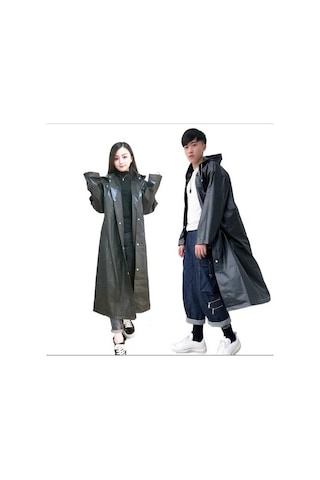 Marlux Eleven Market Raıncoat Eva Unisex Siyah Yağmurluk Siyah