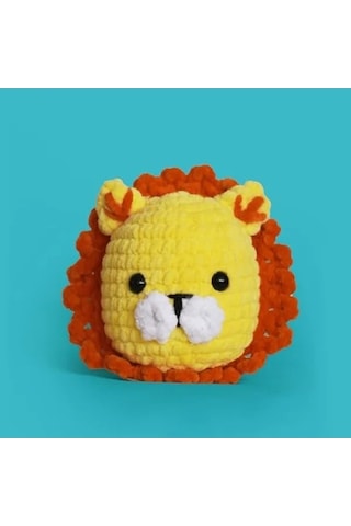 Aslan Temalı Amigurumi Tığ Kiti 1