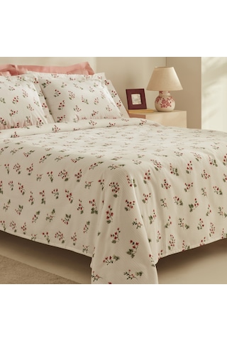 Karaca Home Silvie %100 Pamuk Çift Kişilik Pike Takımı Kırmızı Pp 200.22.04.0322 Kırmızı