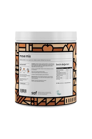 Saf Bitkisel Protein Mix Move 360 G