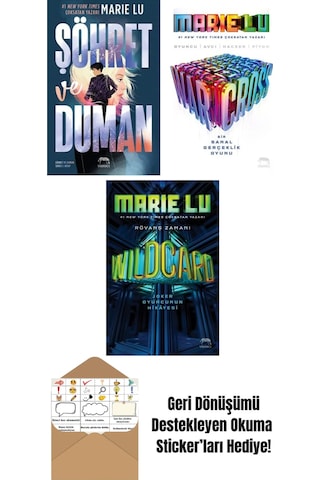 Şöhret Ve Duman + Warcross: Bir Sanal Gerçeklik Oyunu + Wildcard: Joker Oyuncunun Hikâyesi Ciltli