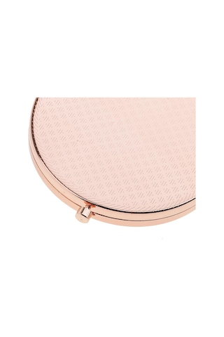 Suntek Premium Katlanır Yuvarlak Cep Makyaj Aynası Bronz