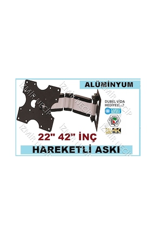 Profilo Uyumlu Led Lcd Tv Hareketli Alüminyum Askı Aparatı 22 42