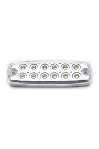 Ahmet Otomotiv 12 Ledli Dekoratif Led Lamba 12volt-24volt Beyaz Renk