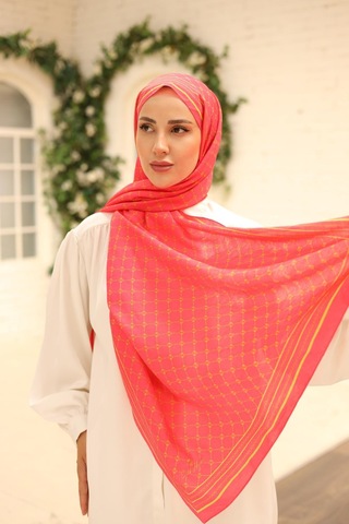 Silk Home Olinda Şal - 49005 - 22 Pembe Asit - Pembe