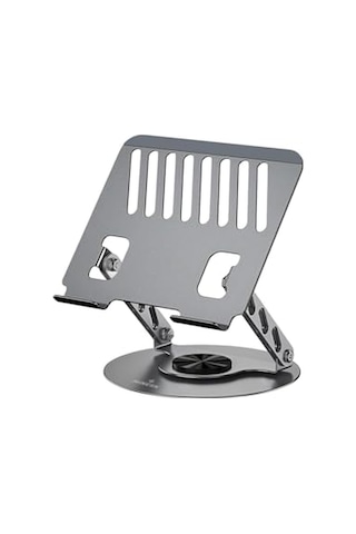 Apple MacBook Uyumlu Ve Laptop Standı 360 Derece Dönebilen Boyutu Ayarlanabilir Alüminyum Alaşım Ergonomik Tasarım Bilgisayar T