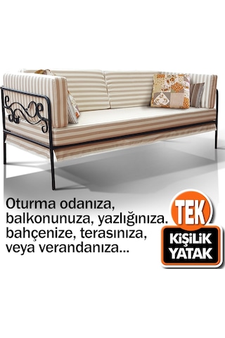 Seray Seropatra 3'Lü Yerden Yüksek Yataklı Kanepe