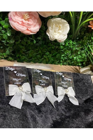 Uv Baskı Pleksi Magnet Söz, Nişan, Nikah, Düğün, Kına 10 Adet Karamel