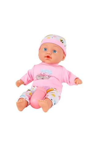 Babydoll My Love 10 Sesli İnteraktif Bebek - 30 Cm Biberonlu Bakım Seti