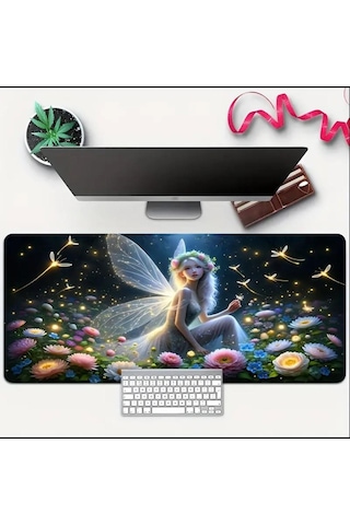 70x30 Cmperi Kızı Temalı Kaydırmaz Taban Speed Yüzey Oyuncu Mouse Pad Gaming