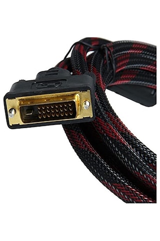 Dvi To Dvi 24+1 Görüntü Monitör Kablosu Pc Notebook 5 Metre