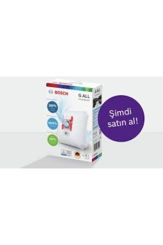 Bosch Uyumlu Süpürge Torbası Gall