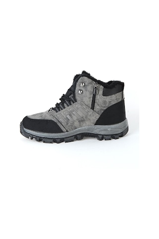 X-Step X6 Füme Termal Kürklü Kışlık Erkek Bot Ayakkabı