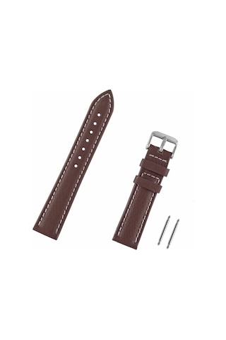 Saatse 22mm Kahverengi Taba Floter Hakiki Deri Saat Kordon