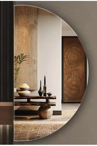 Salon Duvar Aynası Gümüş