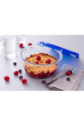 Pyrex 287Pg00/7146 Yuvarlak Saklama Kabı 0.7 L