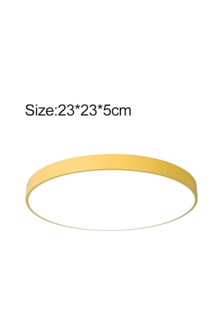 Macaron Yuvarlak Tavan Lambası, Beyaz Işık For 23cm Diğer Diğer