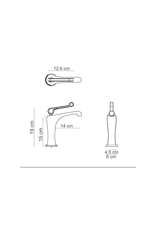 Fontana FA-6011 Lavabo Bataryası Krom