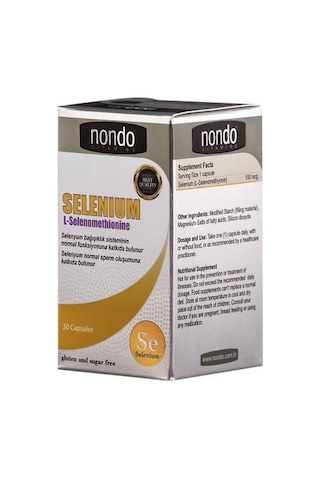 Nondo Selenyum 30 Kapsül