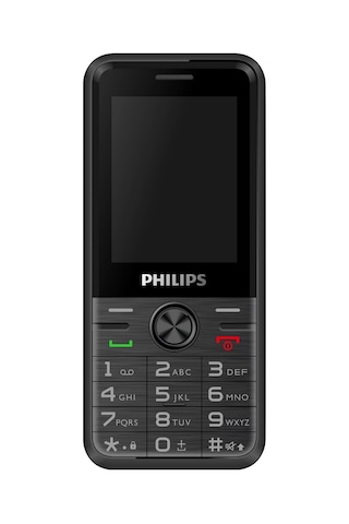 Phılıps Xenium E6500, 128mb, Siyah, 48mb Ram, 2,4inc Ekran, Arka Kamera, 4g Çift Sim Desteği, Fm Radyo, 1700mah Pil, El Feneri, Türkiye Kvk li