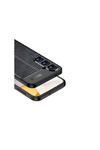 Apsuwa Samsung Galaxy Uyumlu S23 Fe Kılıf Niss Deri Desen Silikon