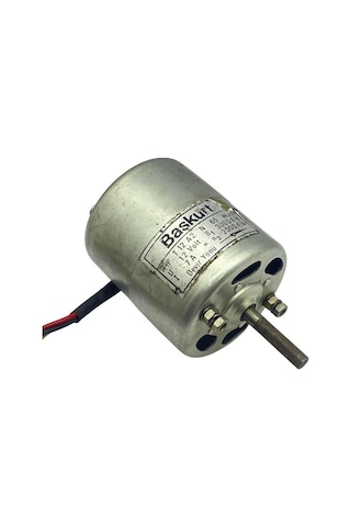 Başkurt 12v Kalorifer Motoru Çift Devre Sağ Dönüş 65w/2000-3000 Devir/7a