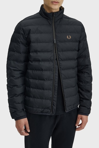 Fred Perry J4564 Insulated Erkek Mont Siyah